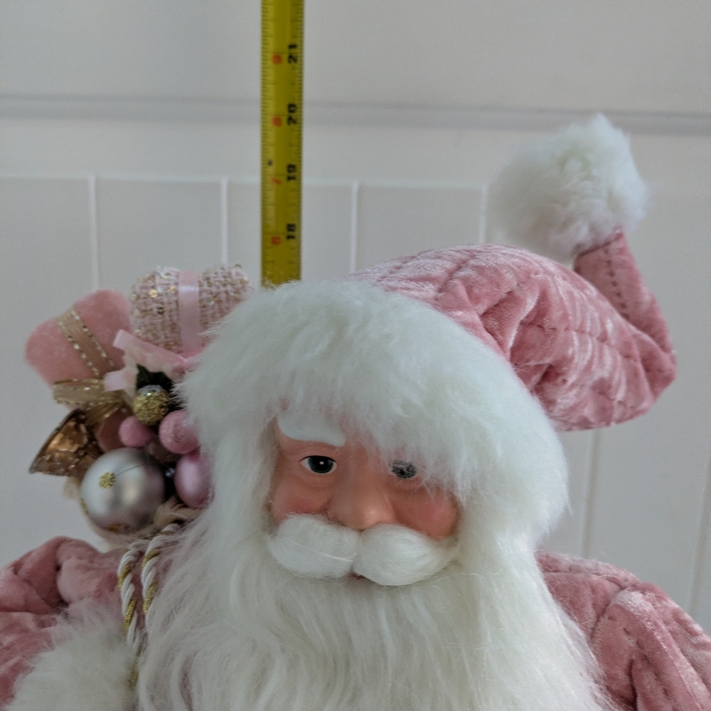 NWT Pink Santa Claus Figurine - Picture 9 of 9
